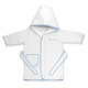 Children's White Hooded Velour Robe Image 1 of 3